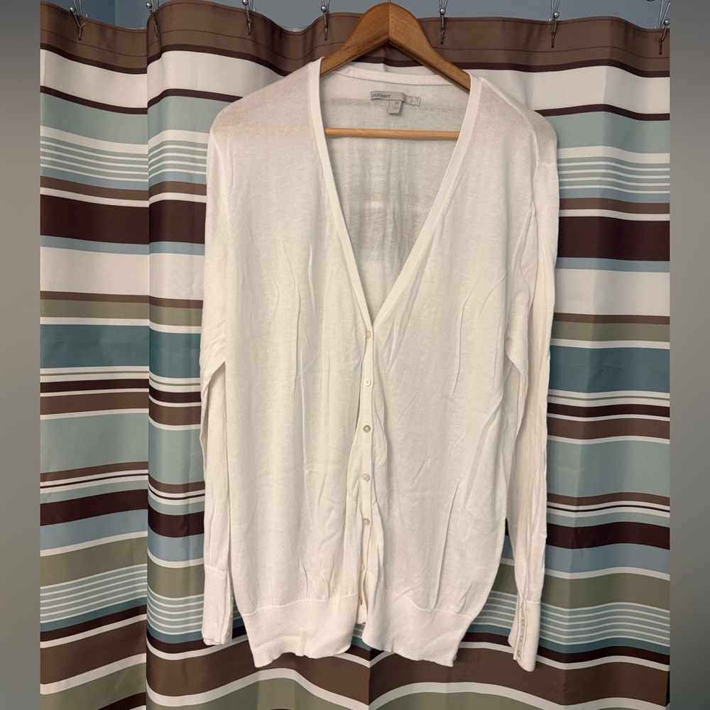 Old Navy White Knit Sweater
